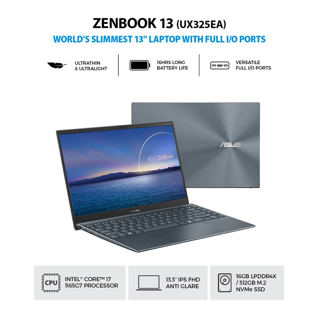 Cảm nhận về mẫu laptop Asus ZenBook 13 (UX325EA) mới hiện nay