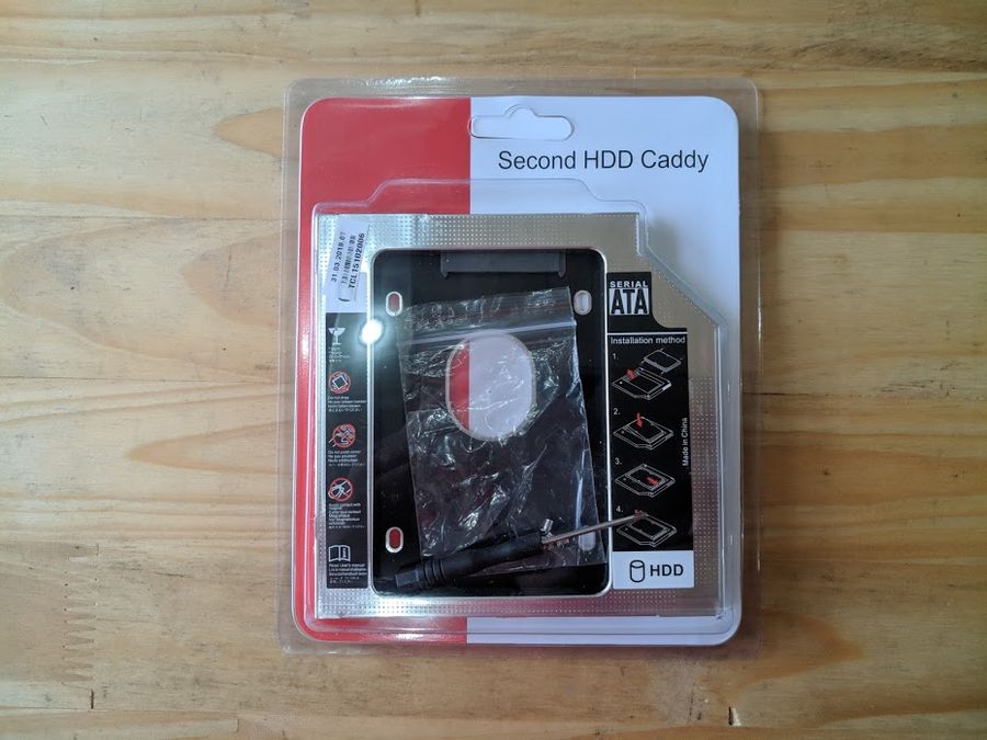 Caddy bay 9.5mm - Thay thế ổ CD bằng Ổ cứng HDD