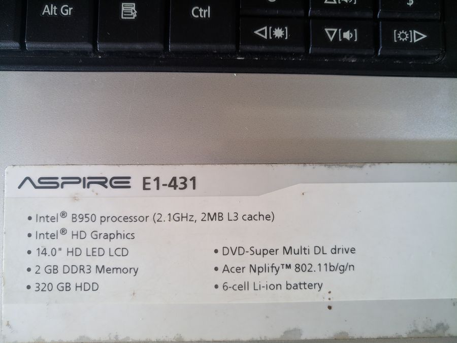 Laptop cũ ACER ASPIRE E1-431